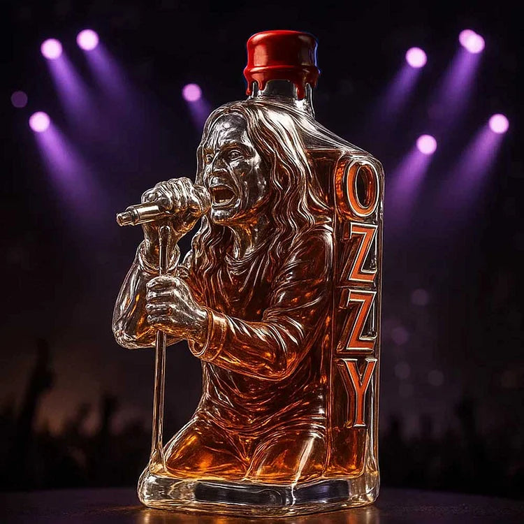 2025 Ozzy Osbourne Tour Final Whisky Bottle