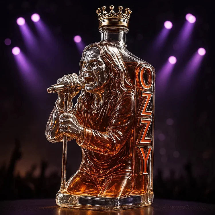 2025 Ozzy Osbourne Tour Final Whisky Bottle