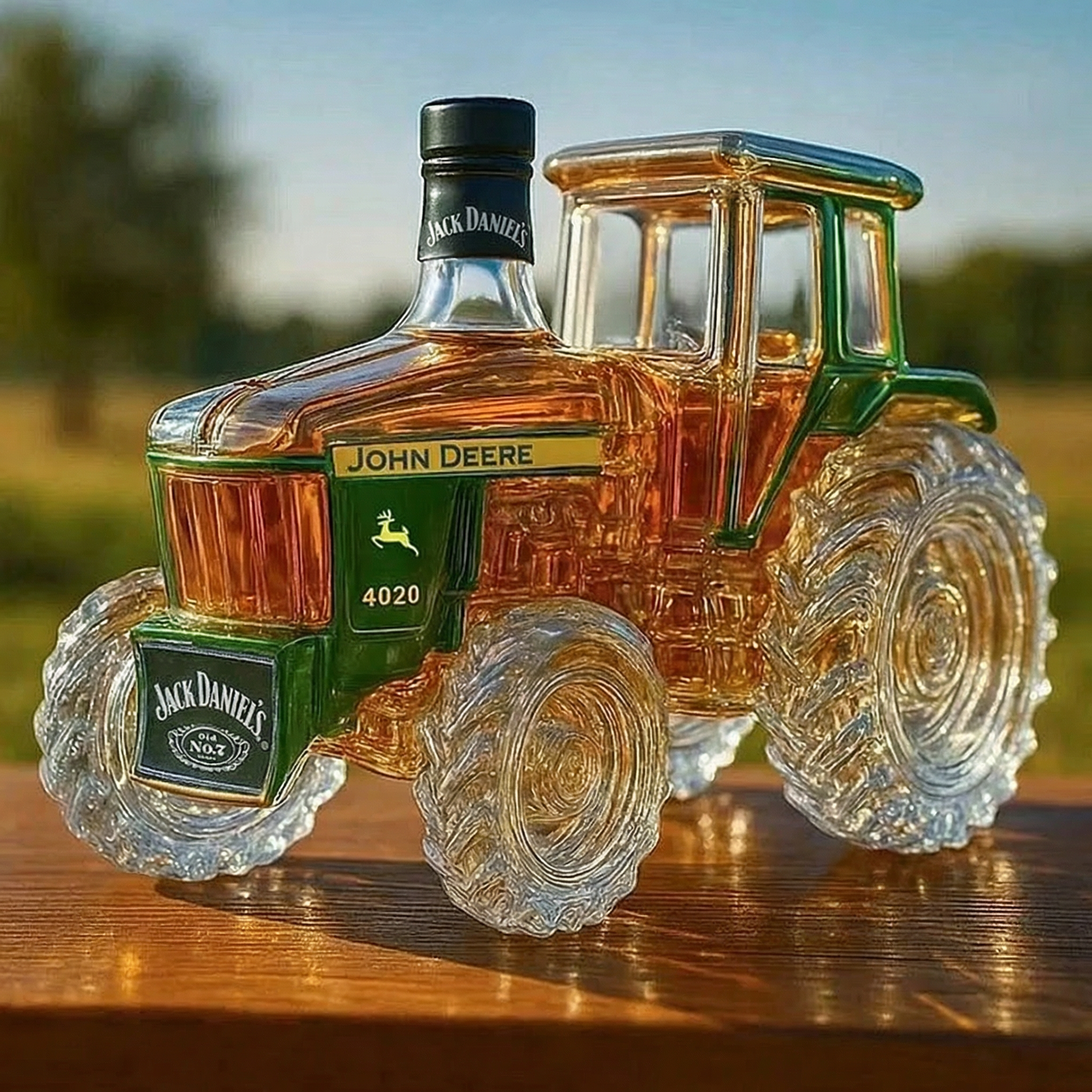 Tractor Whisky Bottle